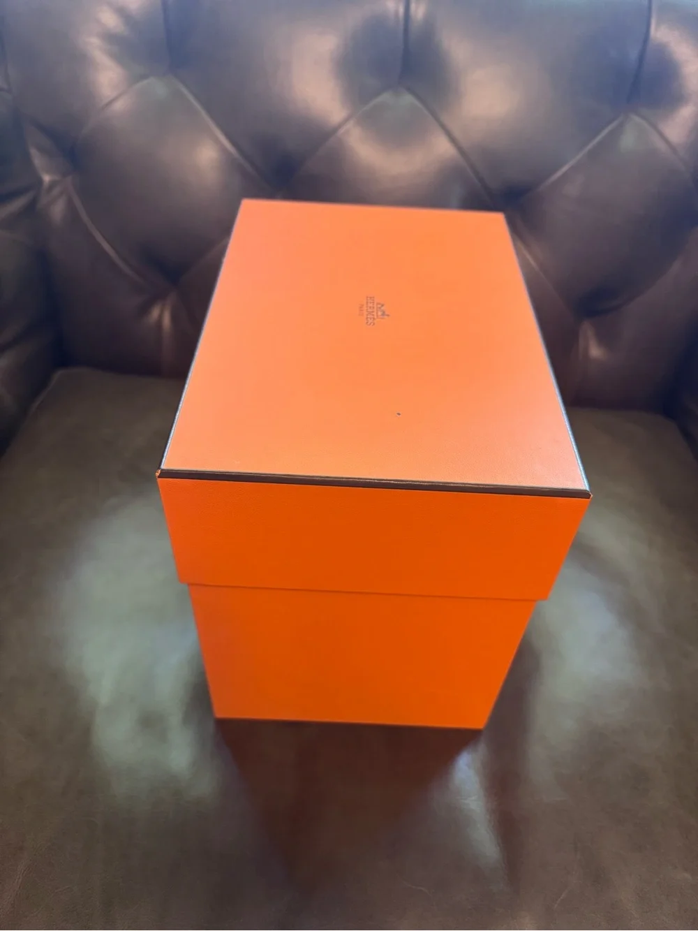 Authentic Hermes Signature Orange Storage Box! (Box 1)